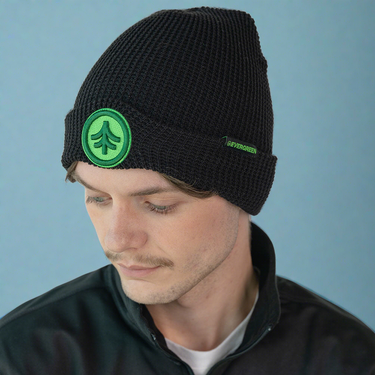 Evergreen Waffle Beanie