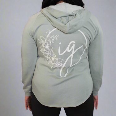 IG Floral Hoodie