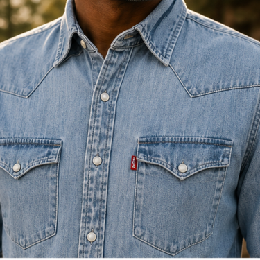 Unisex Levis Heritage Denim Shirt
