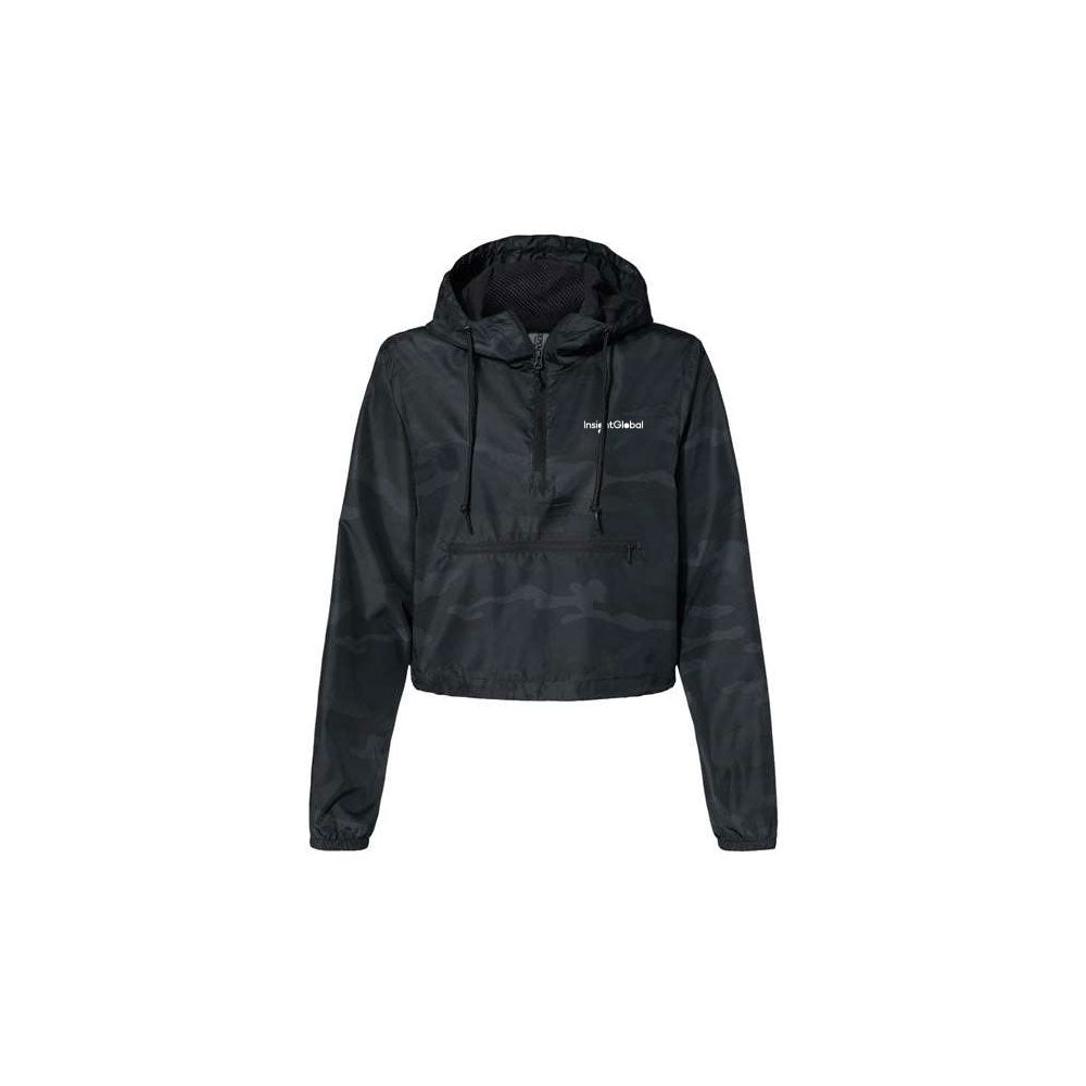 Cropped Camo Windbreaker